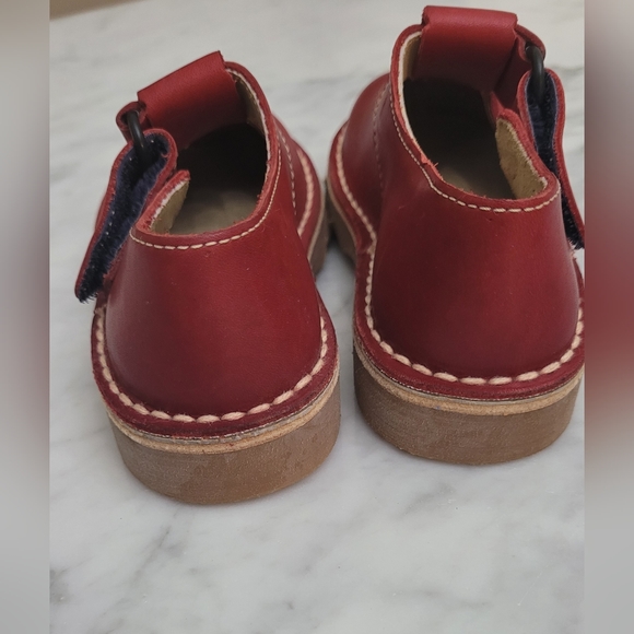 Jacadi Shoes Jacadi Paris Red Leather Tstrap Mary Jane Shoe Velcro